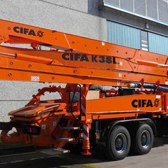 Cifa K38L Concrete Pump Truck rear right view