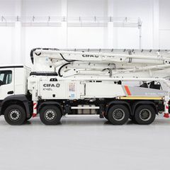 Cifa K42L Concrete Pump Truck left side view