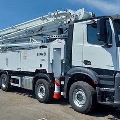 Cifa K56L Concrete Pump Truck Front right view