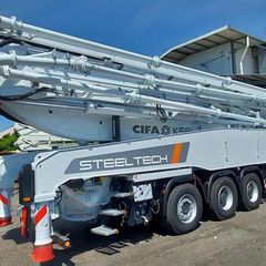 Cifa K56L Concrete Pump Truck Rear right view