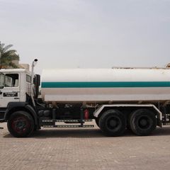 Used MAN 33.373DFC Water Truck-Efficient Water Distribution-Left-Side-View