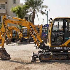 2017 Yuchai YC35-8 Mini Excavator- left side view- Al Marwan