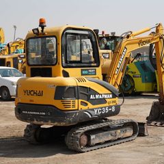 2017 Yuchai YC35-8 Mini Excavator- Rear right view- Al Marwan