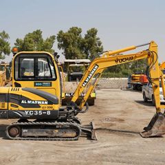 2017 Yuchai YC35-8 Mini Excavator- right side view- Al Marwan