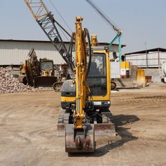 2017 Yuchai YC35-8 Mini Excavator- Front view- Al Marwan