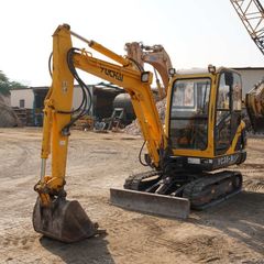 2017 Yuchai YC35-8 Mini Excavator- Front left view- Al Marwan