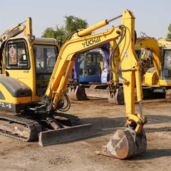 2017 Yuchai YC35-8 Mini Excavator- Front right side view- Al Marwan