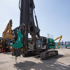 Piling Rig SR35-F with ABI Mobilram TM22-front-left-view