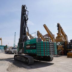 Piling Rig SR35-F with ABI Mobilram TM22-rear-left-view