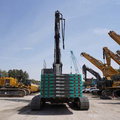 Piling Rig SR35-F with ABI Mobilram TM22-rear-view