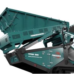 Powerscreen Titan 600 Scalping Screener rear right view