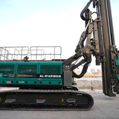 SR35 F with ABI Mobilram Piling Rigs Right Side View