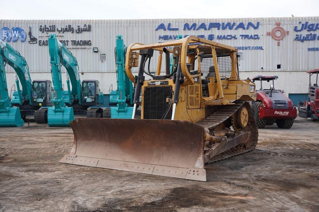 2012 Cat D6R XL Bulldozer front left view - Al Marwan Heavy Machinery