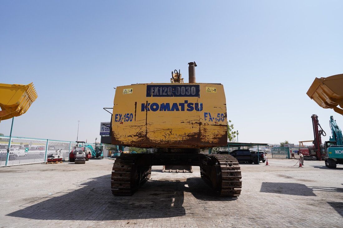 2005 Komatsu PC1250-7 Track Excavator Back View - Al Marwan Machinery