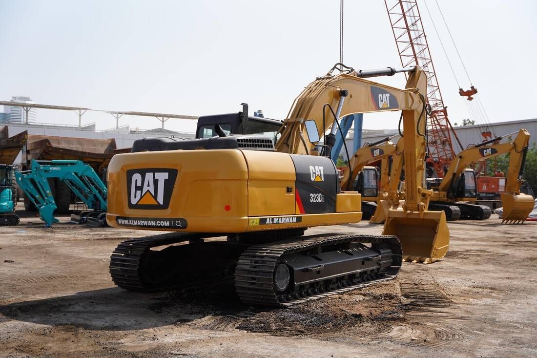 2020 CAT 323D3 Track Excavator Rear Right View - Al Marwan Machinery