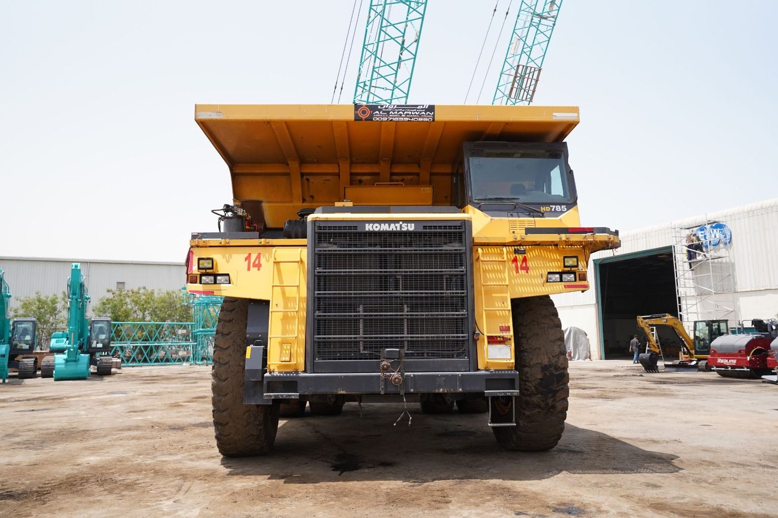2020 Like-New Komatsu HD785-7 Rigid Dump Truck Off Road Tipper Off Highway Dumper Hauler Truck