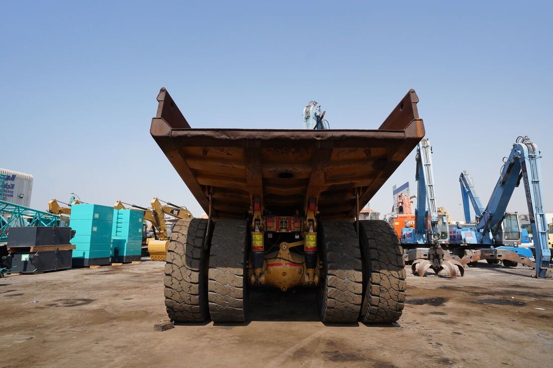 2018 Cat 773E Rigid Dump Truck- Rear view-Al Marwan