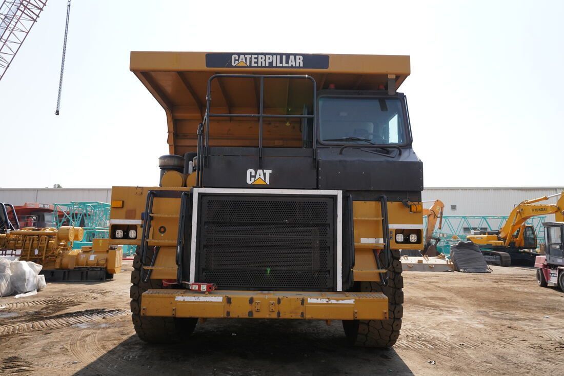 2018 Cat 773E Rigid Dump Truck- front view-Al Marwan