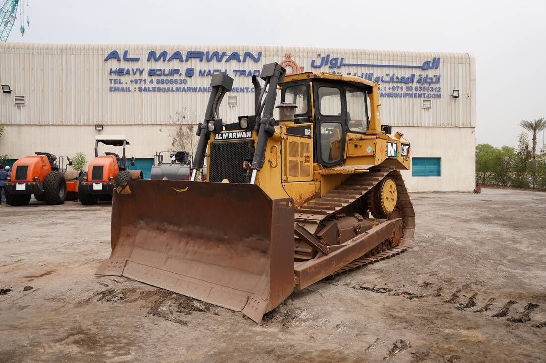 Caterpillar D6R Bulldozer front left view- Al Marwan Machinery