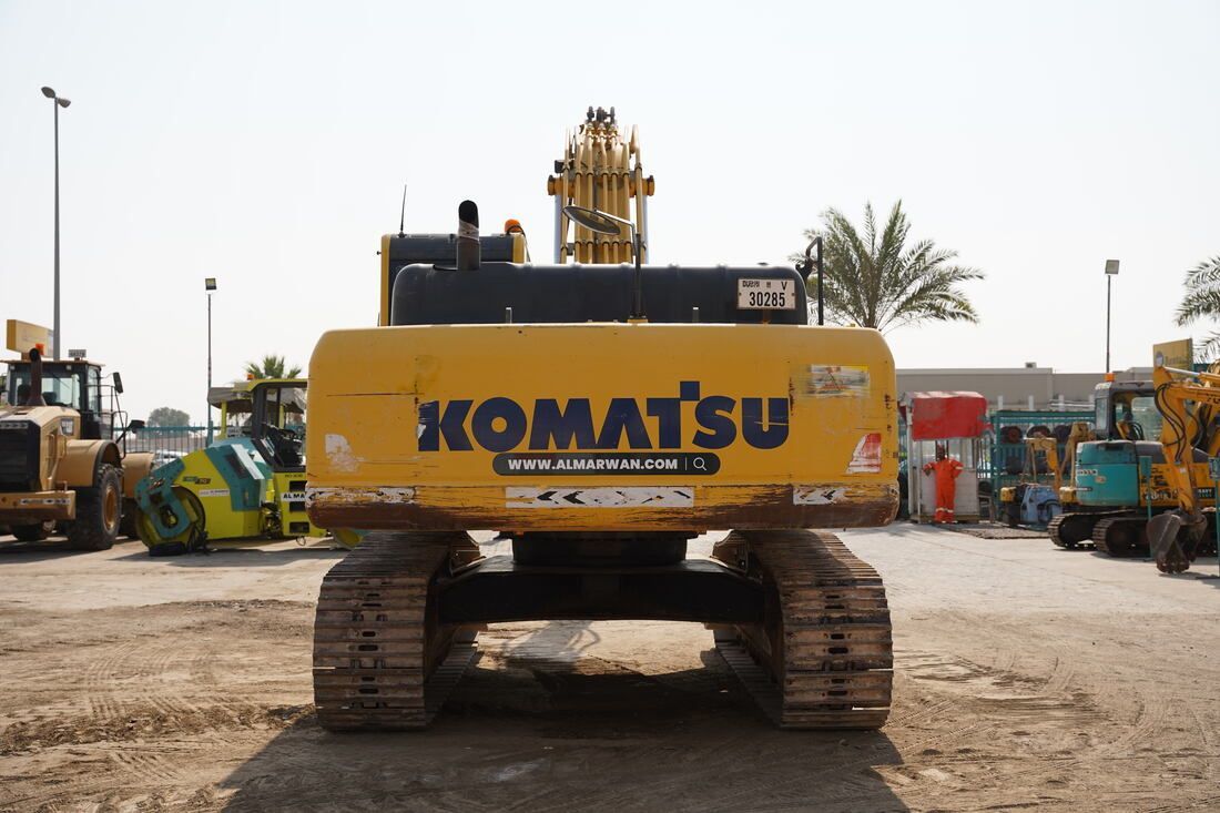 2018 Komatsu PC300-8MO Track Excavator rear view - Al Marwan Heavy Machinery
