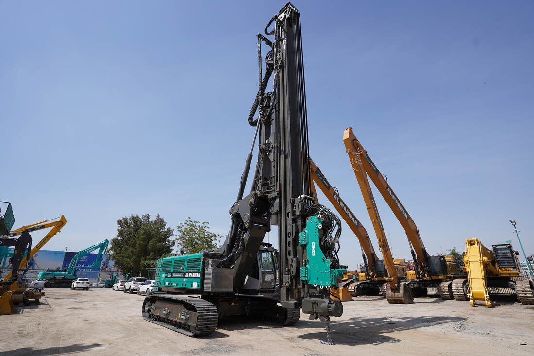 Piling Rig SR35-F with ABI Mobilram TM22-front-right-view