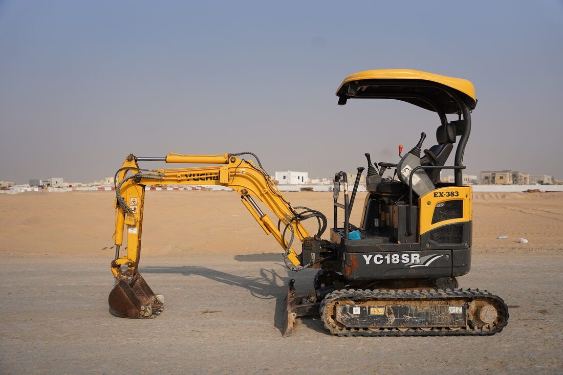 Used Yuchai YC18SR Mini Excavator 2017 | Al Marwan