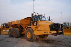 2012 Cat 740B Articulated Dump Truck Front Right View