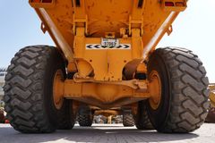2013 Volvo A35F Articulated Dump Truck Undercarriage View