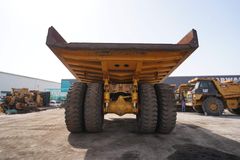 2021 Cat 777E Mining Truck-Rear view