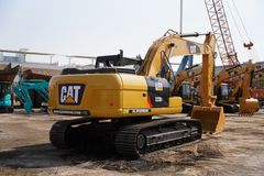 2020 CAT Caterpillar 323D3 Crawler Excavator Medium 23 Ton Track Digger Trackhoe Rear-Left