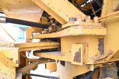 1988 Cat 988B Wheel Loader undercarriage view- Al Marwan Machinery