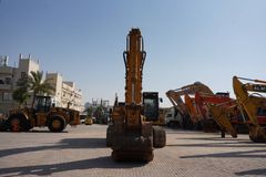 Used 2012 Caterpillar 349D Track Excavator-Front View