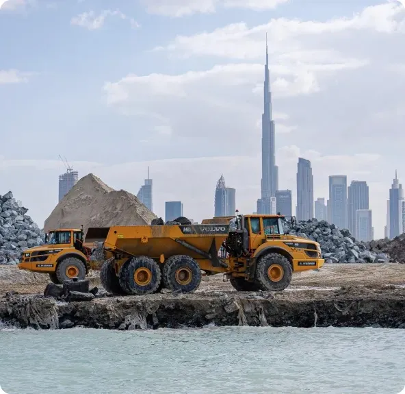 تملك معدات ثقيلة جديدة عن طريق خطط دفع مرنة