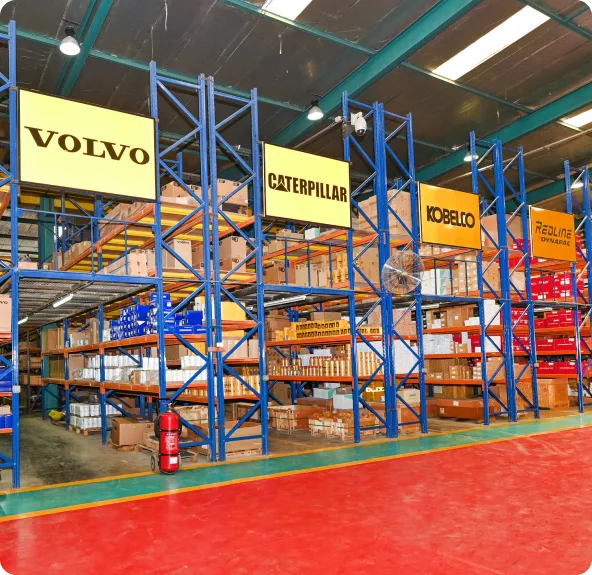 Fully equipped parts store