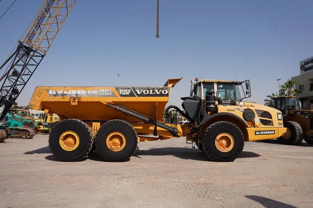 2013 Volvo A35F Articulated Dump Truck Right Side View