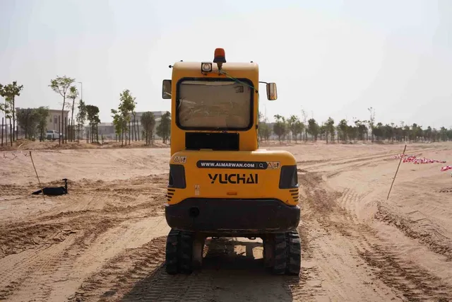 2017 Yuchai YC35-8 Mini Excavator Rear View - EX-0388