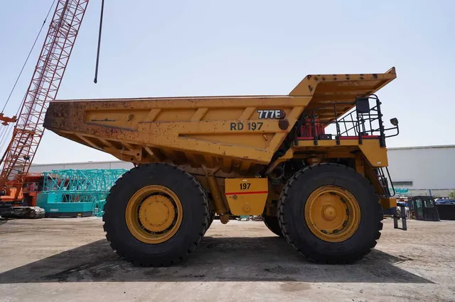 2022 Cat 777E Off-road Dump Truck-Right side view