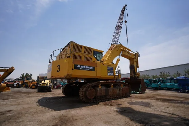 2019 Komatsu PC2000-8 Large Mining Quarry Track Excavator rear-left-view