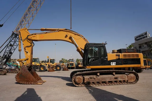 Used 2012 Caterpillar 349D Track Excavator-Left Side View