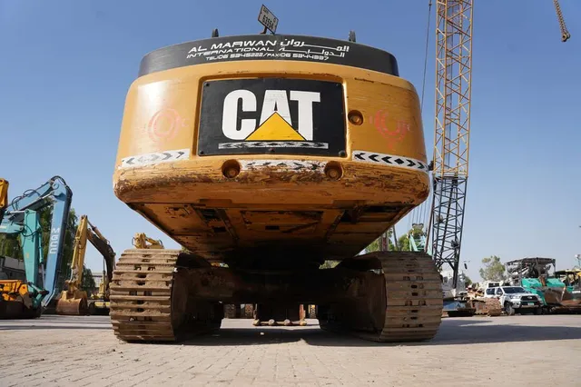Used 2012 Caterpillar 349D Track Excavator-Undercarriage View